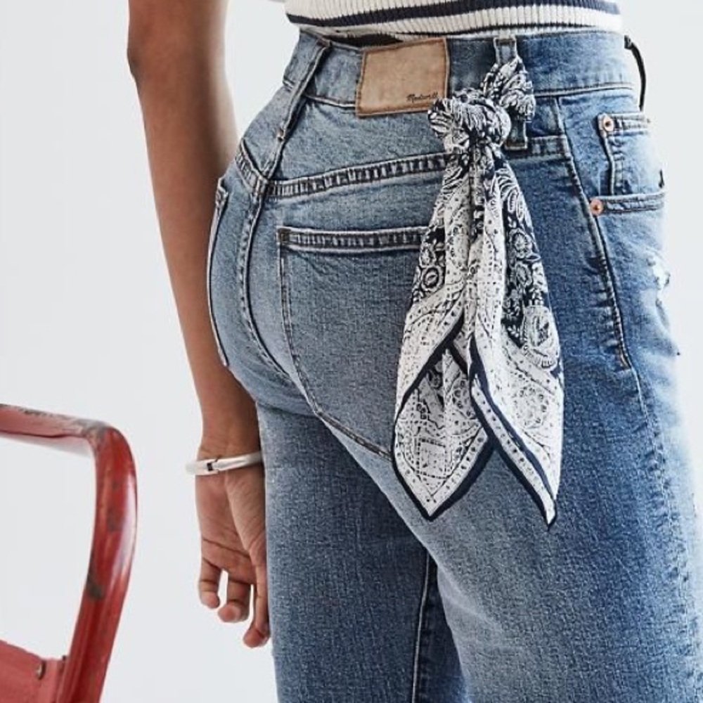 🔥LAST ONE! ✌🏼NWT MADEWELL ‘SANTA FE’ BANDANA!💙 - Picture 7 of 8